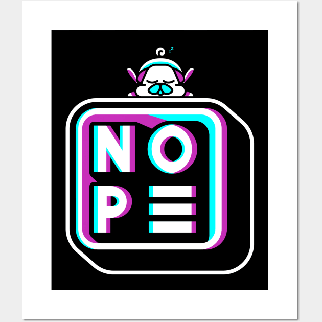 Nope Wall Art by stardogs01